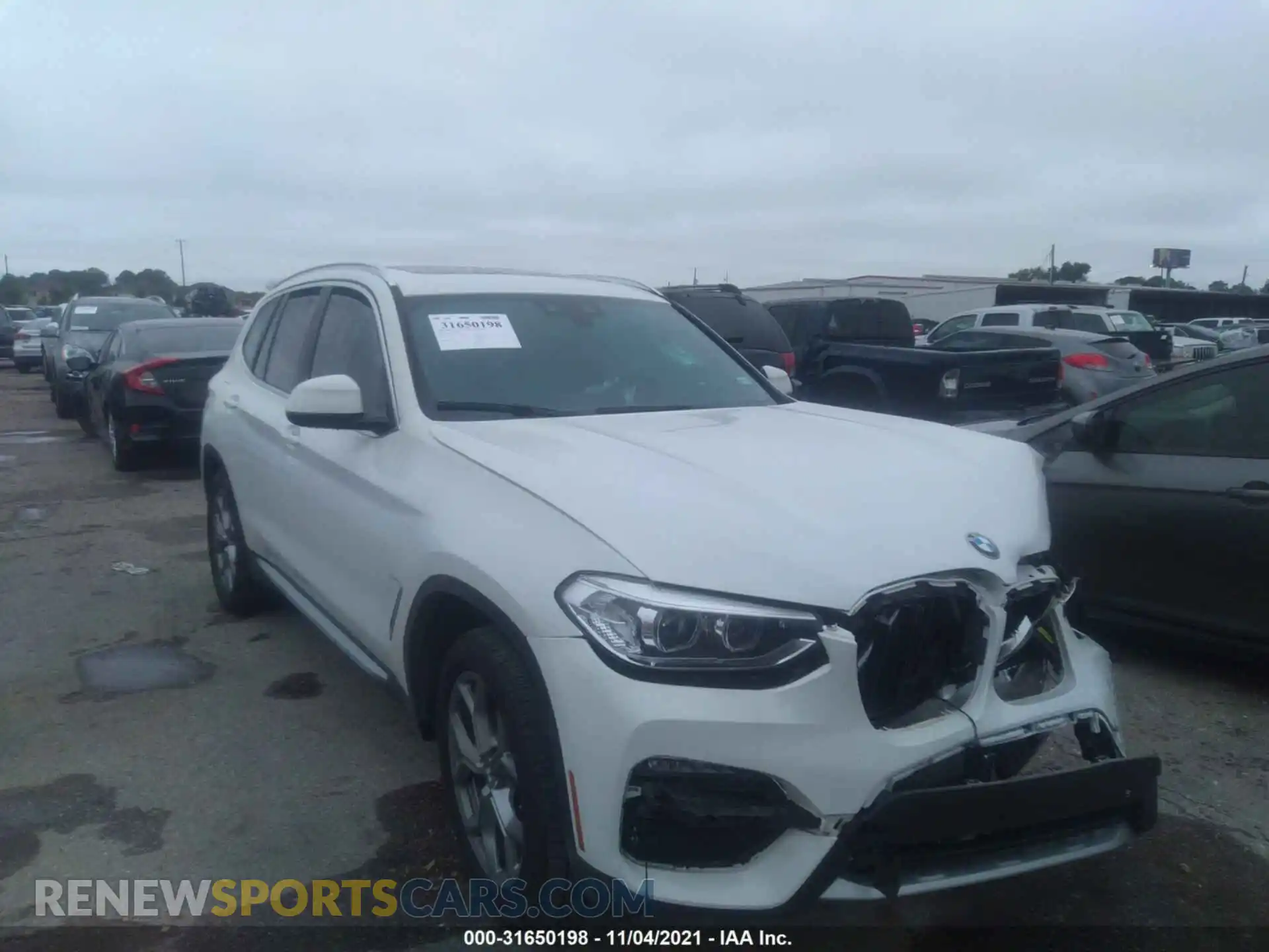 1 Photograph of a damaged car 5UXTY3C03L9D58066 BMW X3 2020
