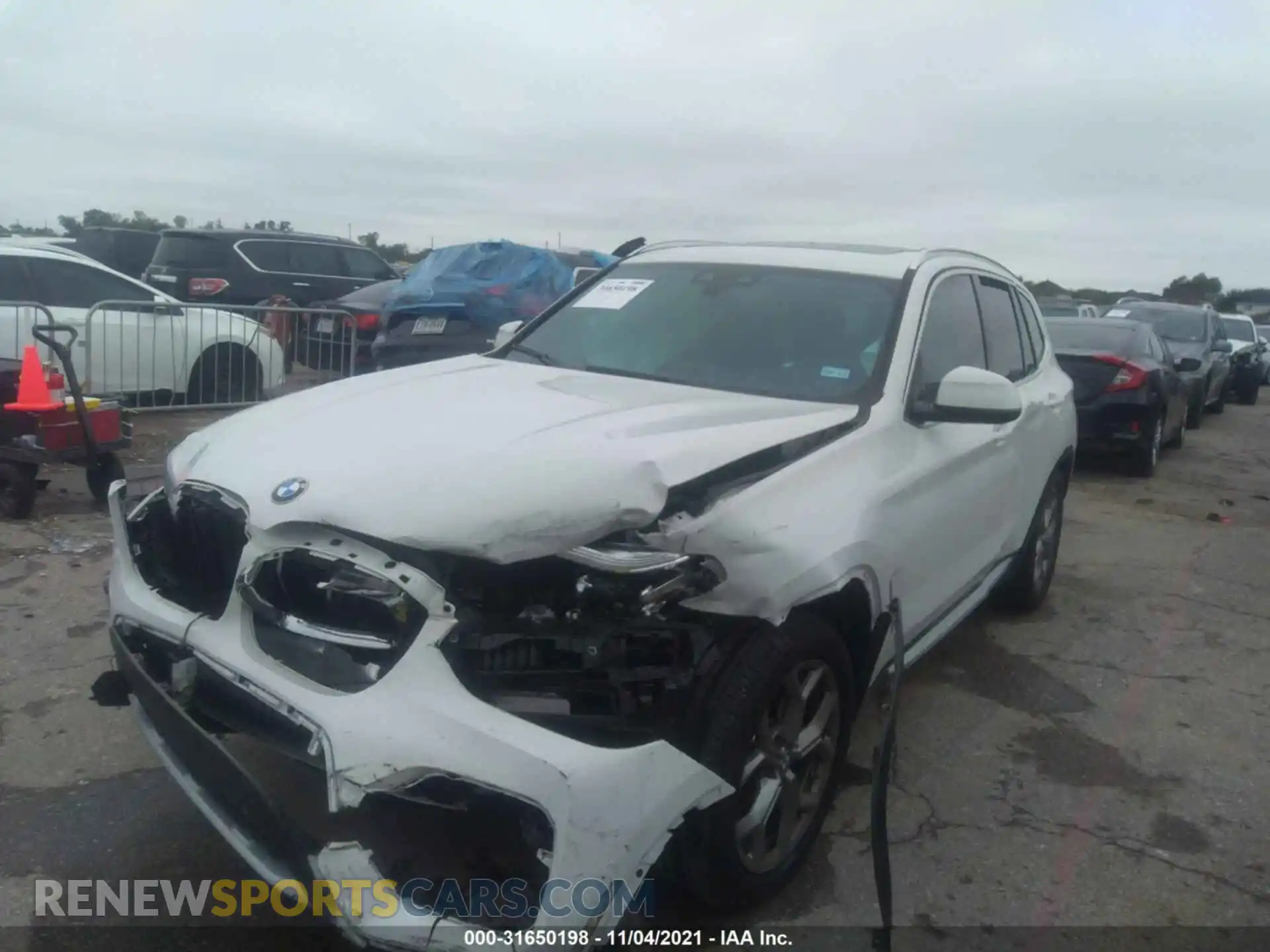 2 Photograph of a damaged car 5UXTY3C03L9D58066 BMW X3 2020