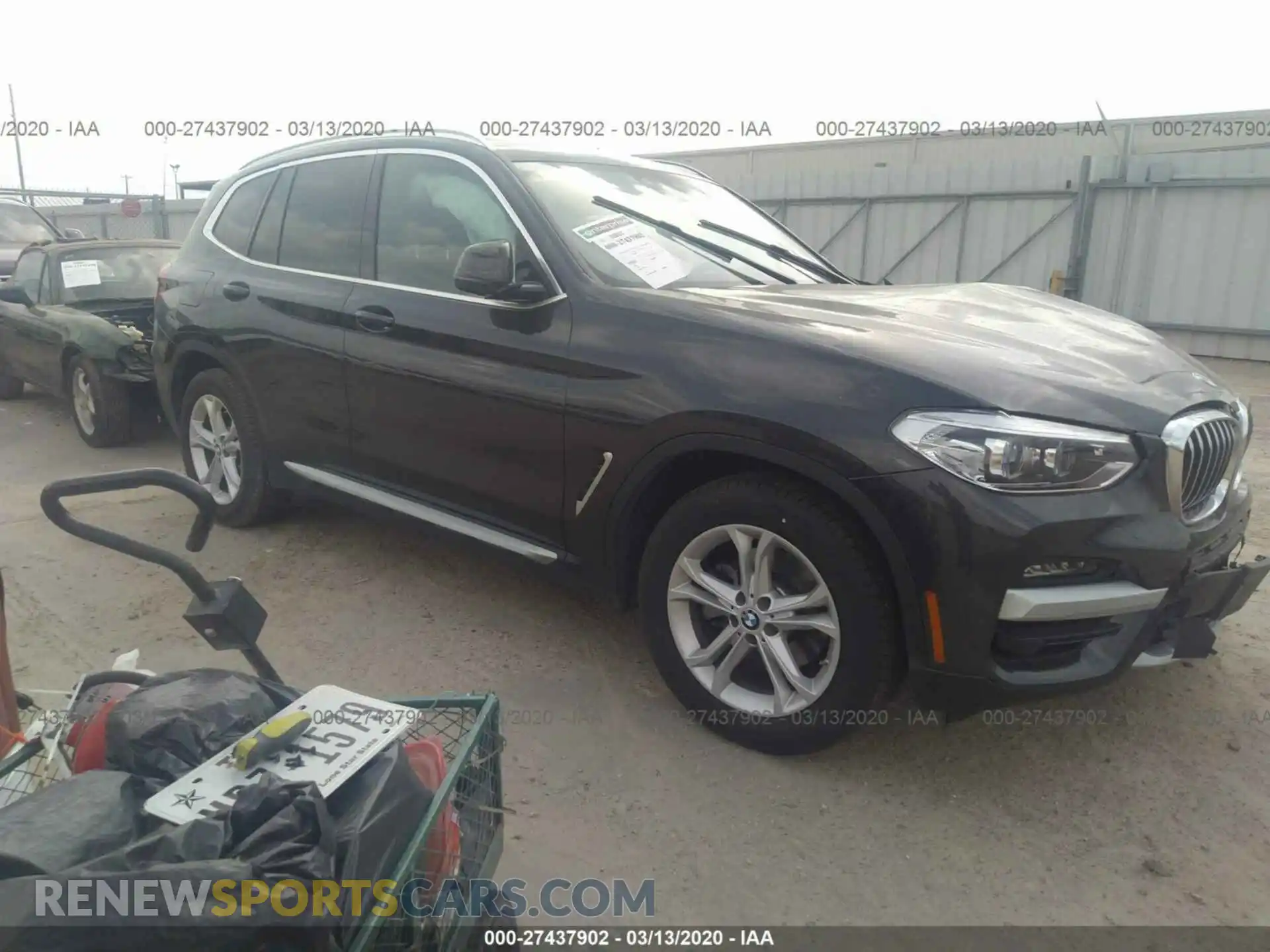1 Photograph of a damaged car 5UXTY3C03LLE55092 BMW X3 2020