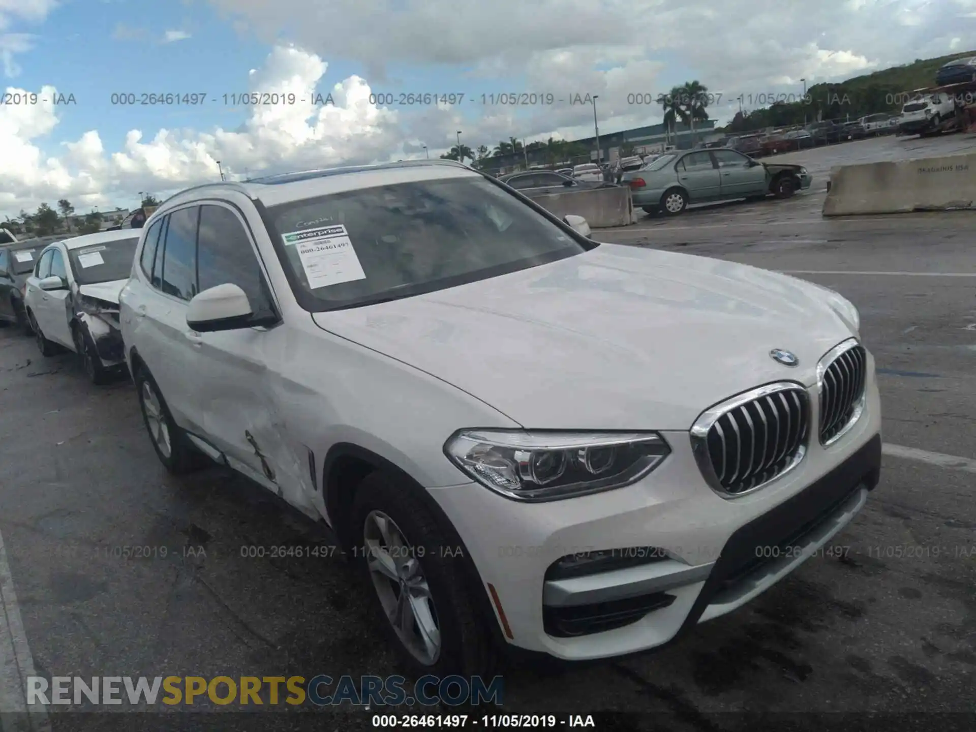 1 Photograph of a damaged car 5UXTY3C03LLE55304 BMW X3 2020