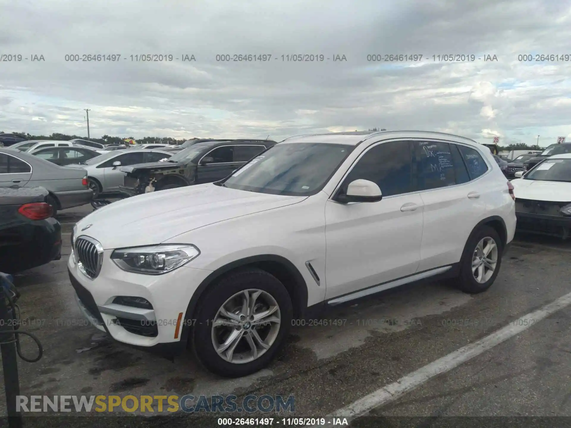 2 Photograph of a damaged car 5UXTY3C03LLE55304 BMW X3 2020