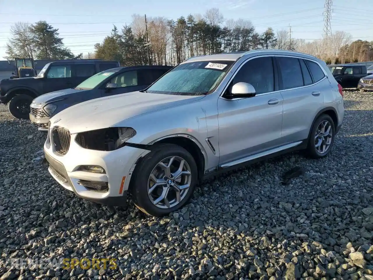 1 Photograph of a damaged car 5UXTY3C03LLU70804 BMW X3 2020