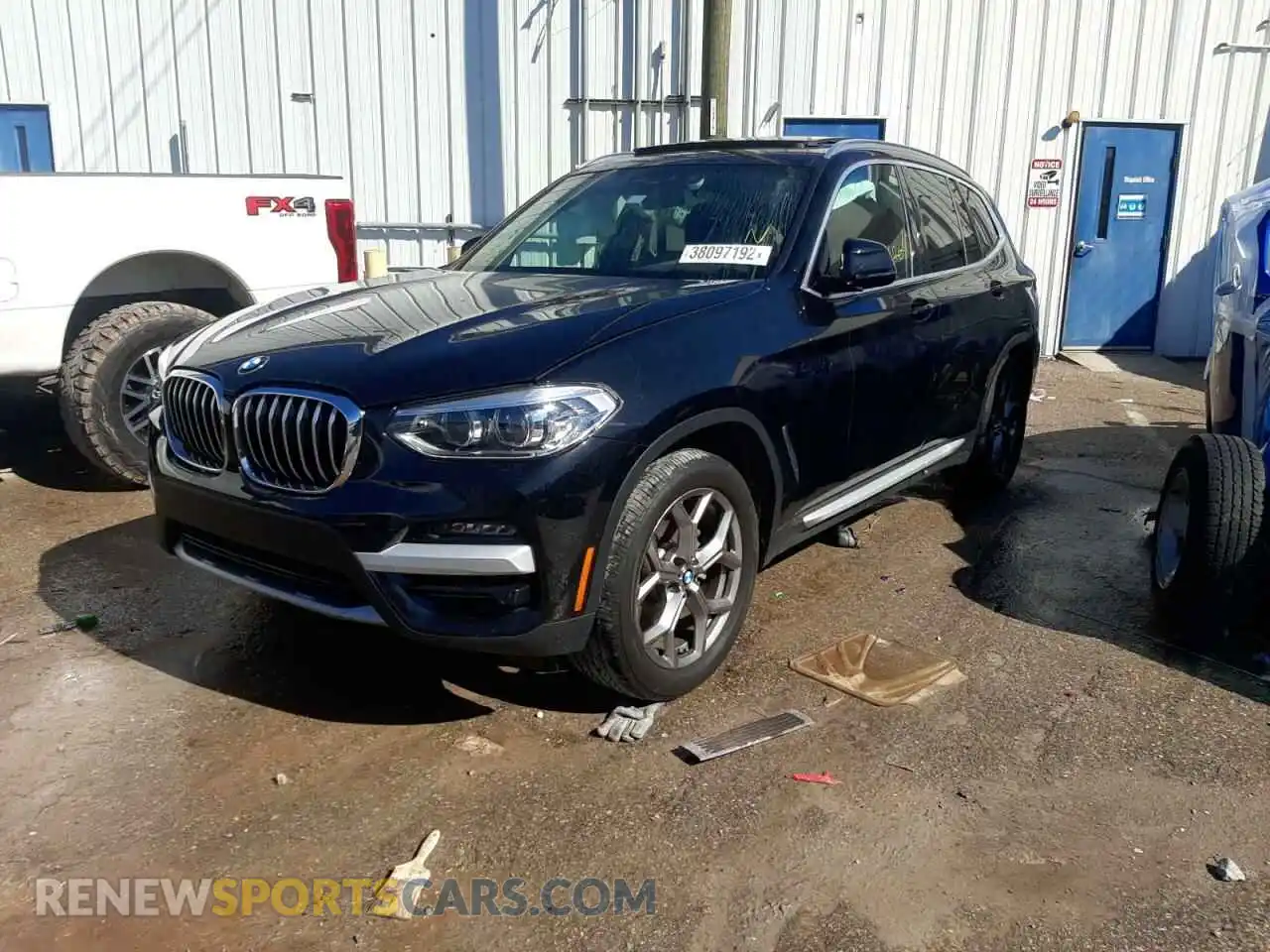 2 Photograph of a damaged car 5UXTY3C04L9B44106 BMW X3 2020