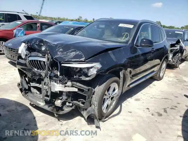2 Photograph of a damaged car 5UXTY3C04L9D09085 BMW X3 2020