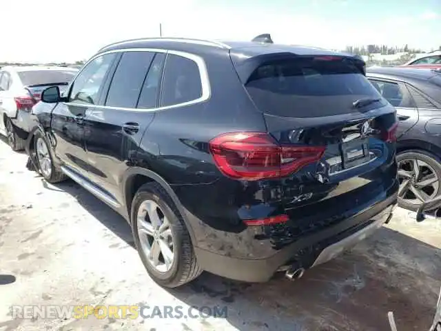 3 Photograph of a damaged car 5UXTY3C04L9D09085 BMW X3 2020