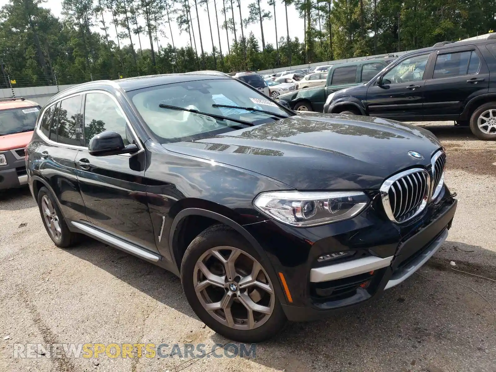 1 Photograph of a damaged car 5UXTY3C04LLE54842 BMW X3 2020