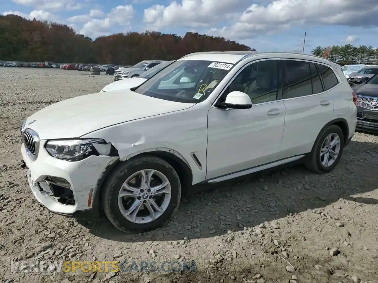 1 Photograph of a damaged car 5UXTY3C04LLU72724 BMW X3 2020