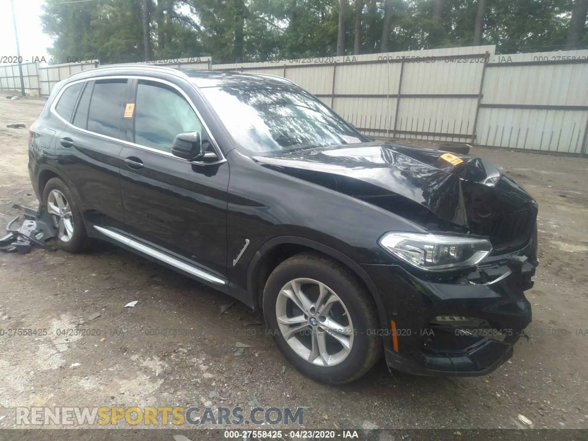 1 Photograph of a damaged car 5UXTY3C04LLU72741 BMW X3 2020