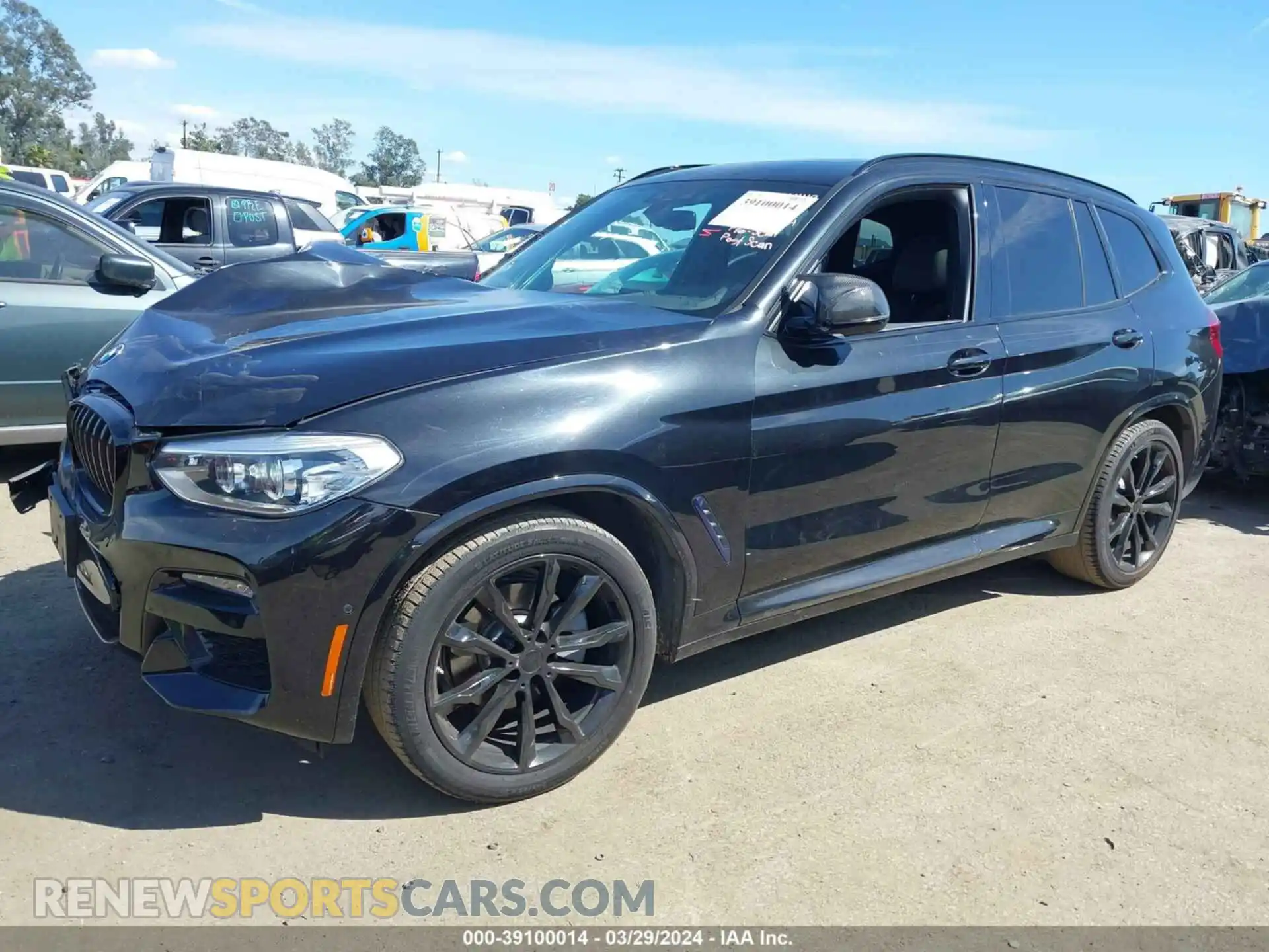 2 Photograph of a damaged car 5UXTY3C05L9B97218 BMW X3 2020
