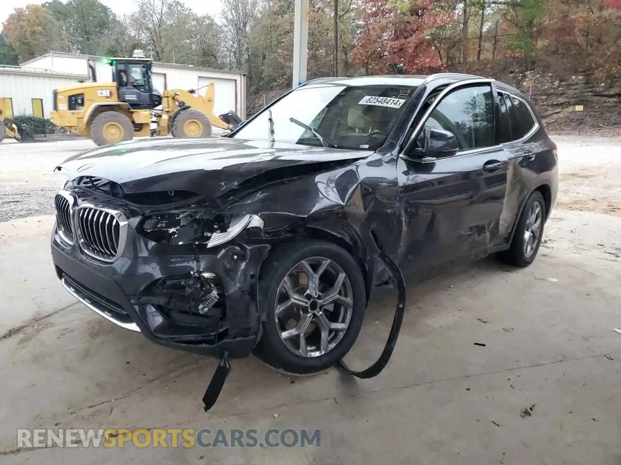 1 Photograph of a damaged car 5UXTY3C05L9C23395 BMW X3 2020