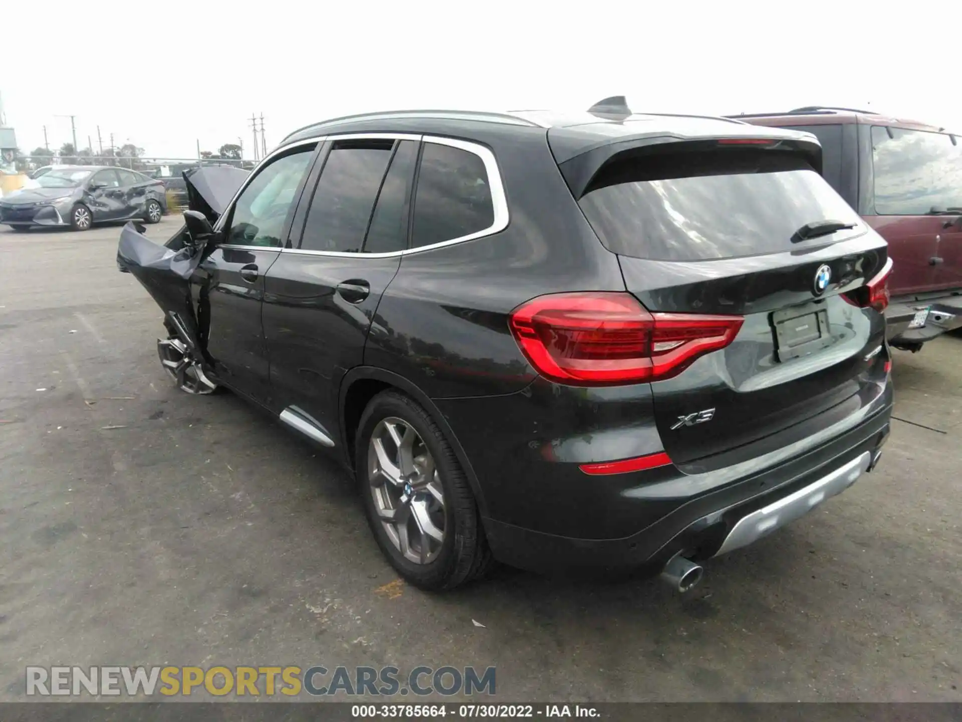 3 Фотография поврежденного автомобиля 5UXTY3C05L9C47583 BMW X3 2020