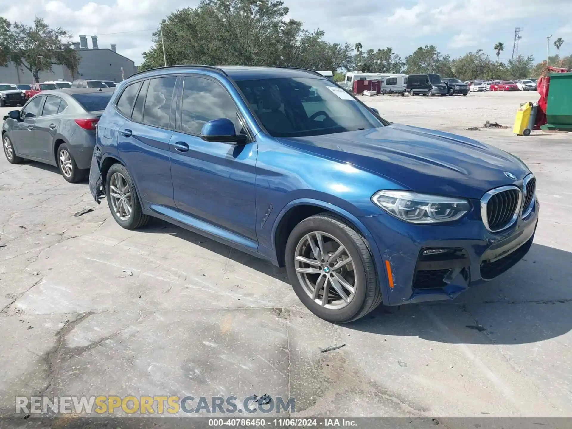 1 fotografías del automóvil dañado 5UXTY3C05L9C54274 BMW X3 2020