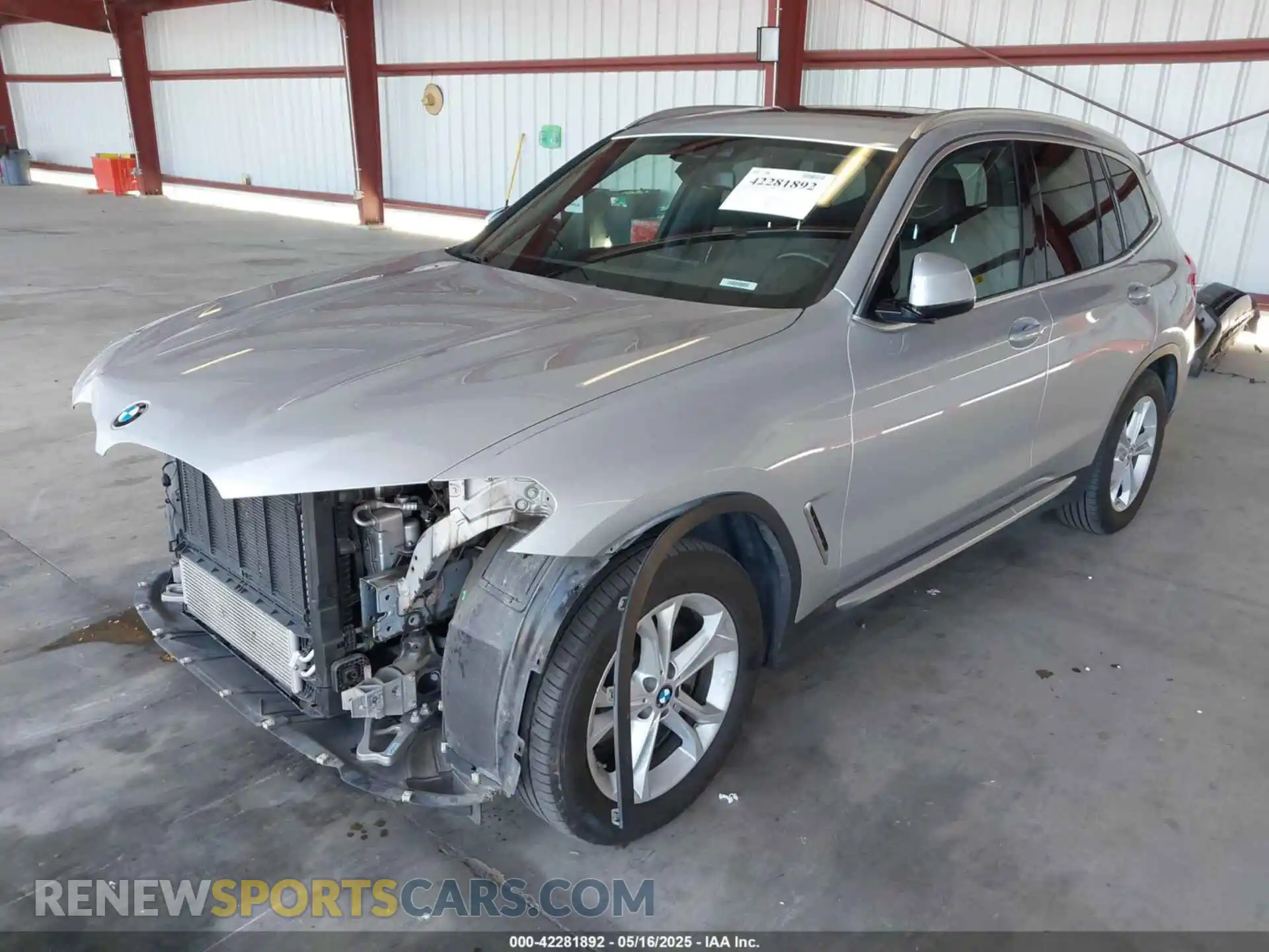 2 Photograph of a damaged car 5UXTY3C05LLE55644 BMW X3 2020