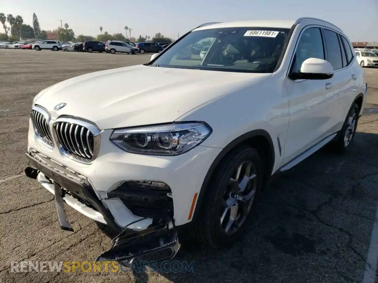 2 Photograph of a damaged car 5UXTY3C06L9C98607 BMW X3 2020
