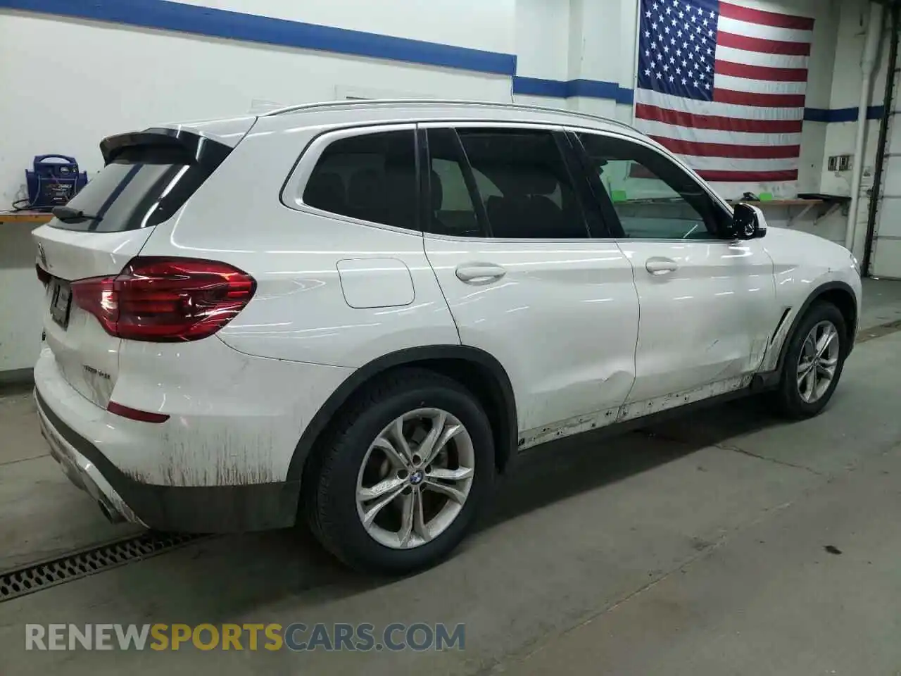 3 fotografías del automóvil dañado 5UXTY3C06LLE55409 BMW X3 2020