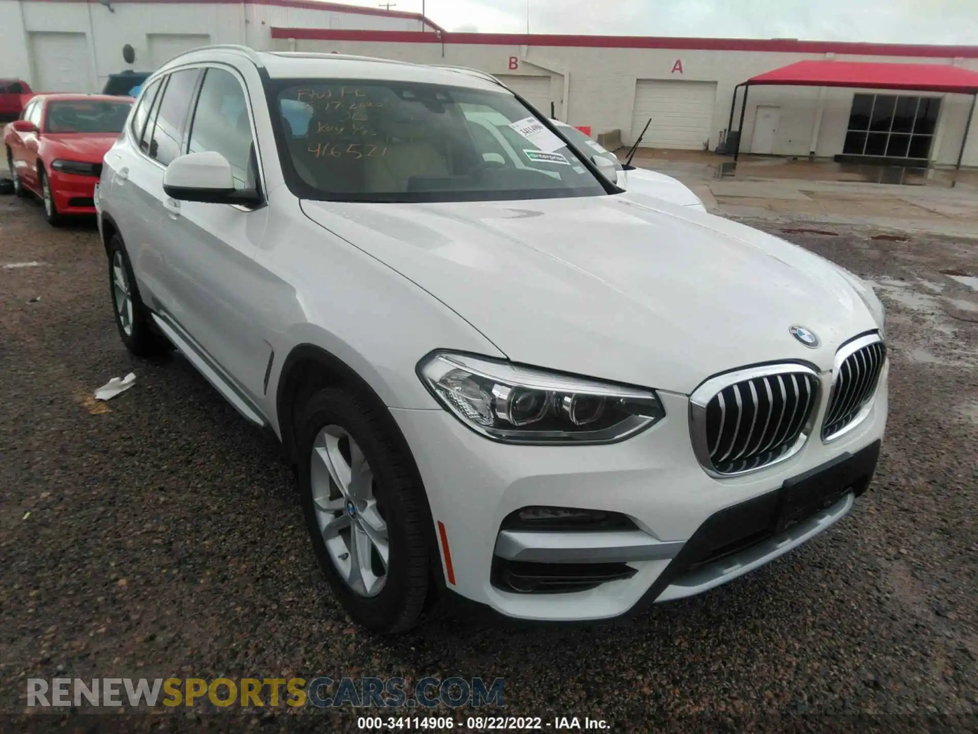 1 Photograph of a damaged car 5UXTY3C07L9B03744 BMW X3 2020