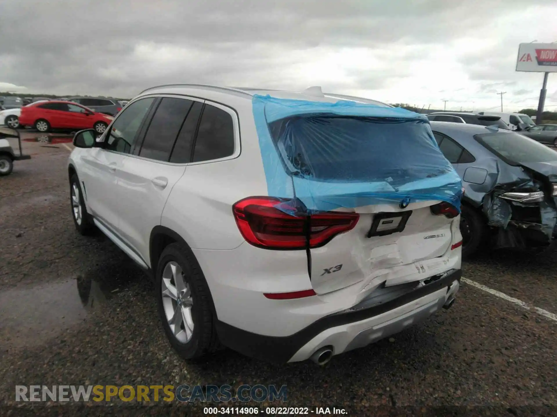 3 Photograph of a damaged car 5UXTY3C07L9B03744 BMW X3 2020