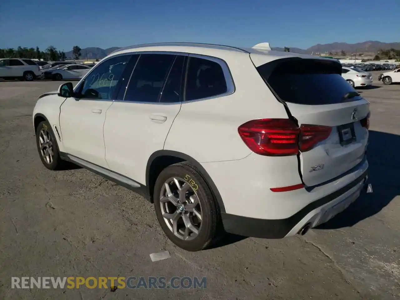 3 Photograph of a damaged car 5UXTY3C07L9C01897 BMW X3 2020