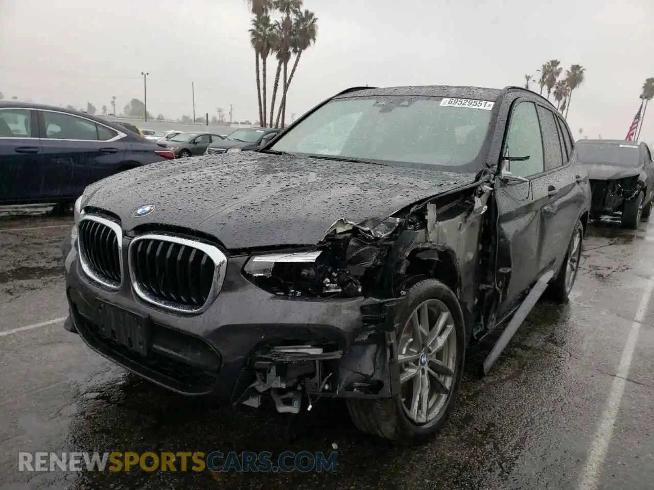 2 Photograph of a damaged car 5UXTY3C07L9C53353 BMW X3 2020