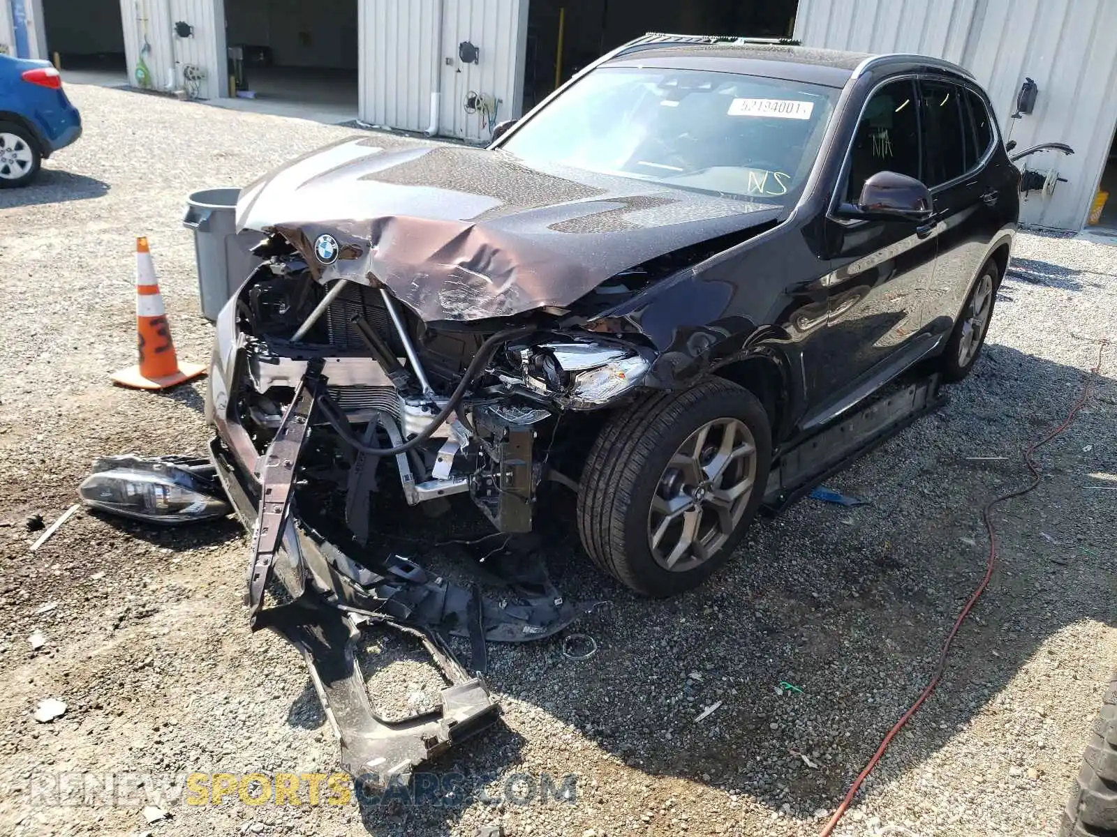 2 Photograph of a damaged car 5UXTY3C07L9C73358 BMW X3 2020