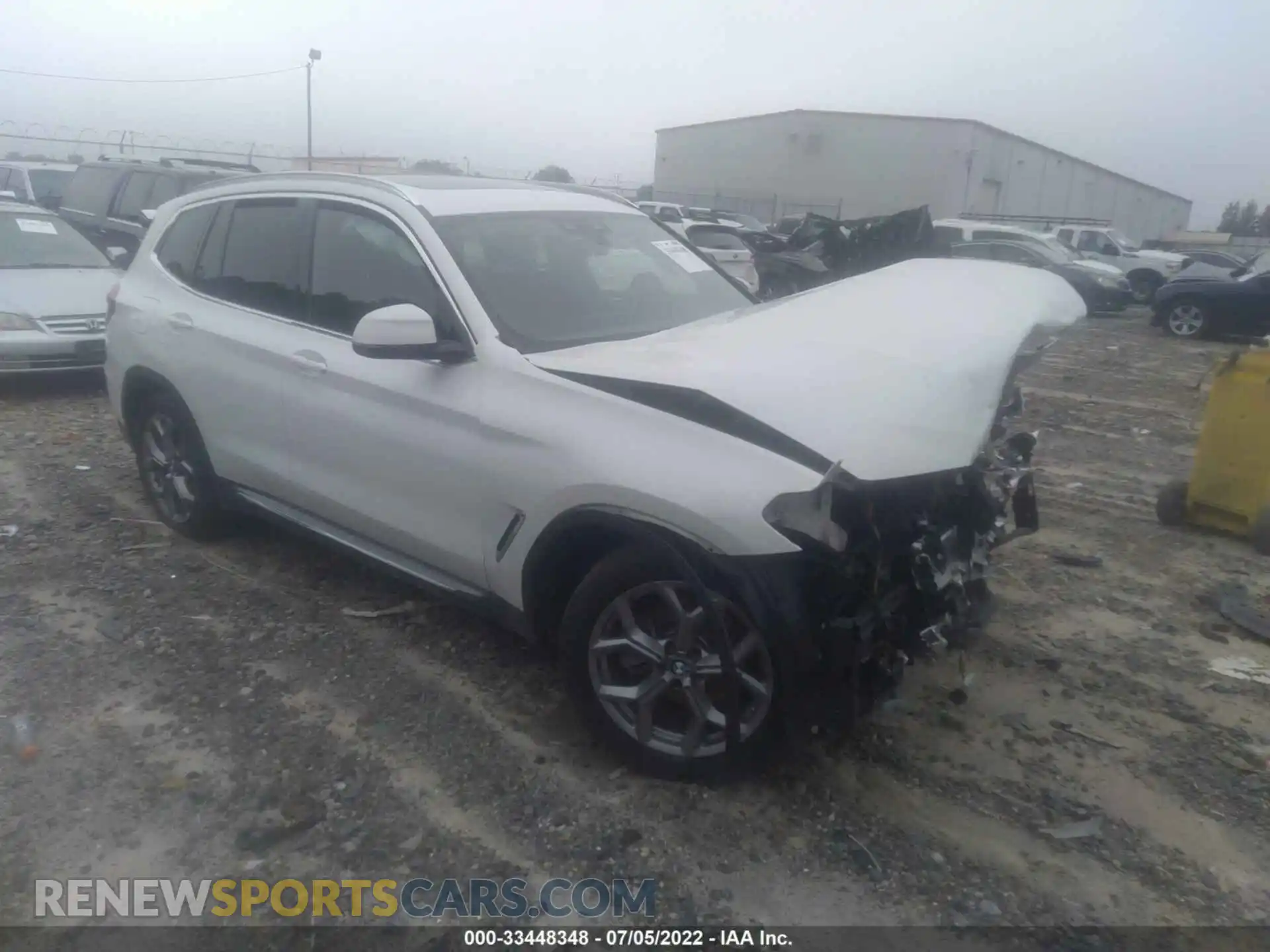 1 Photograph of a damaged car 5UXTY3C07L9C88619 BMW X3 2020