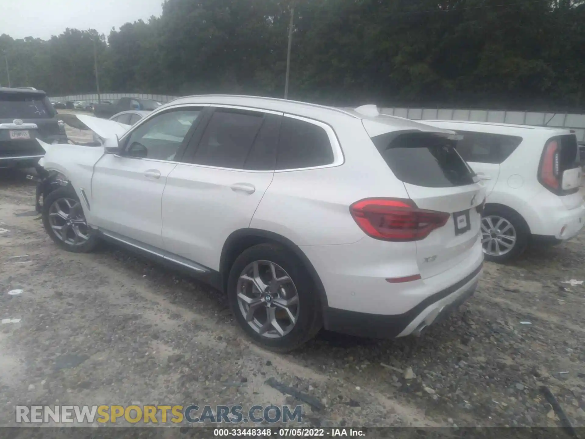 3 Photograph of a damaged car 5UXTY3C07L9C88619 BMW X3 2020