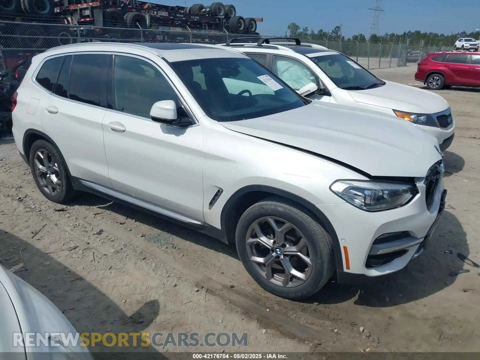 1 Photograph of a damaged car 5UXTY3C07L9D60449 BMW X3 2020