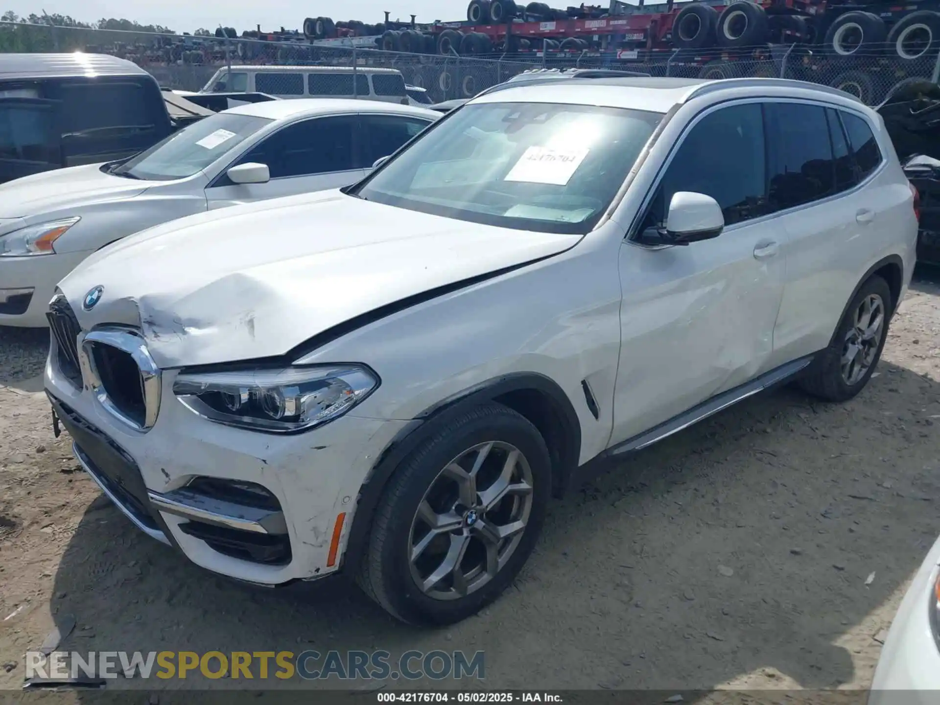 2 Photograph of a damaged car 5UXTY3C07L9D60449 BMW X3 2020