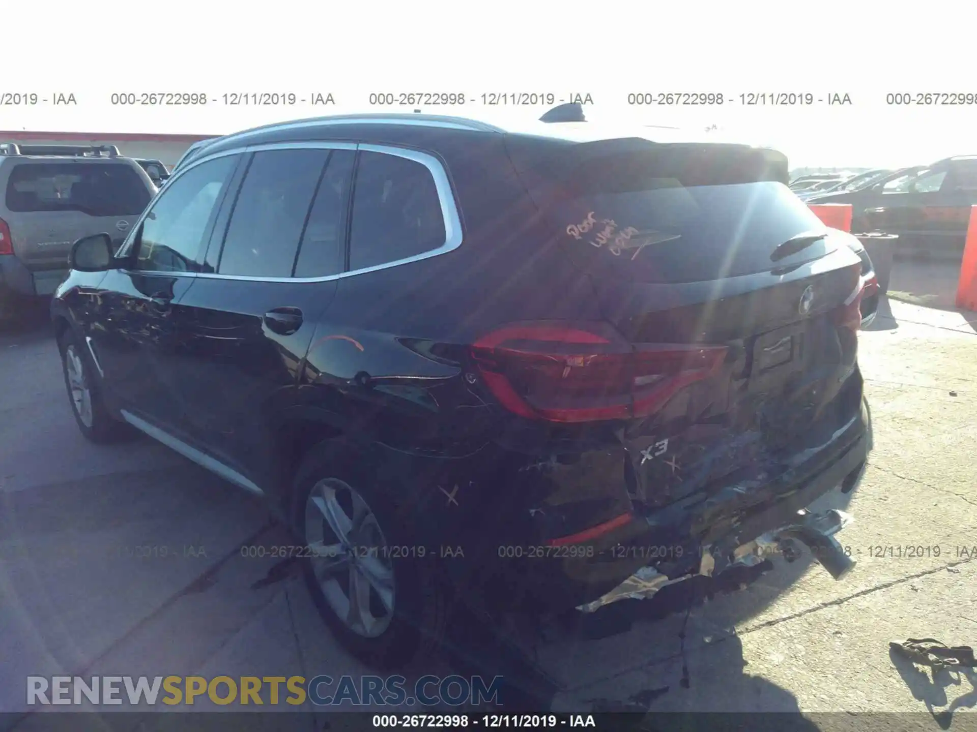 3 Photograph of a damaged car 5UXTY3C07LLE55029 BMW X3 2020