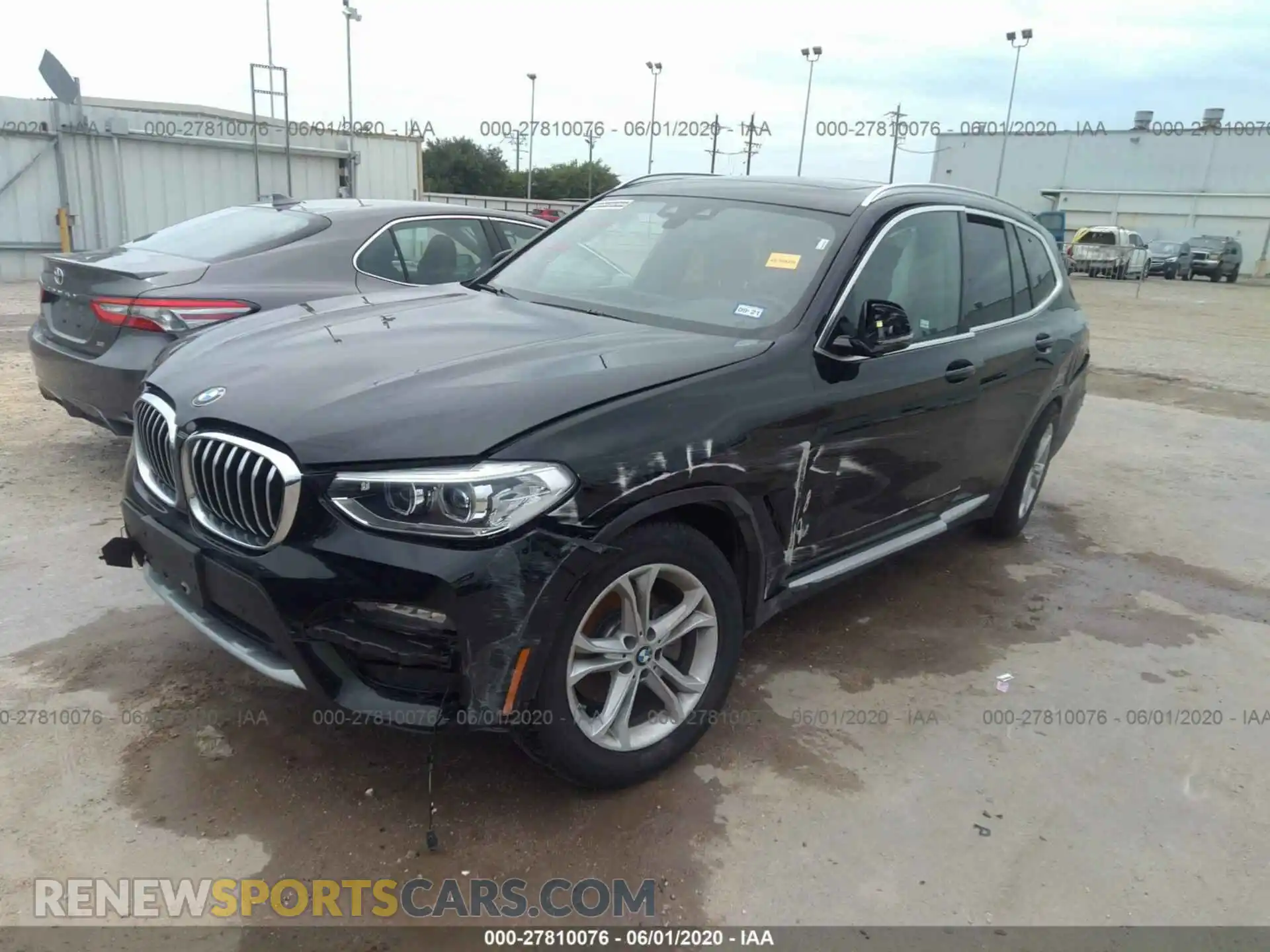 2 Photograph of a damaged car 5UXTY3C07LLU71731 BMW X3 2020