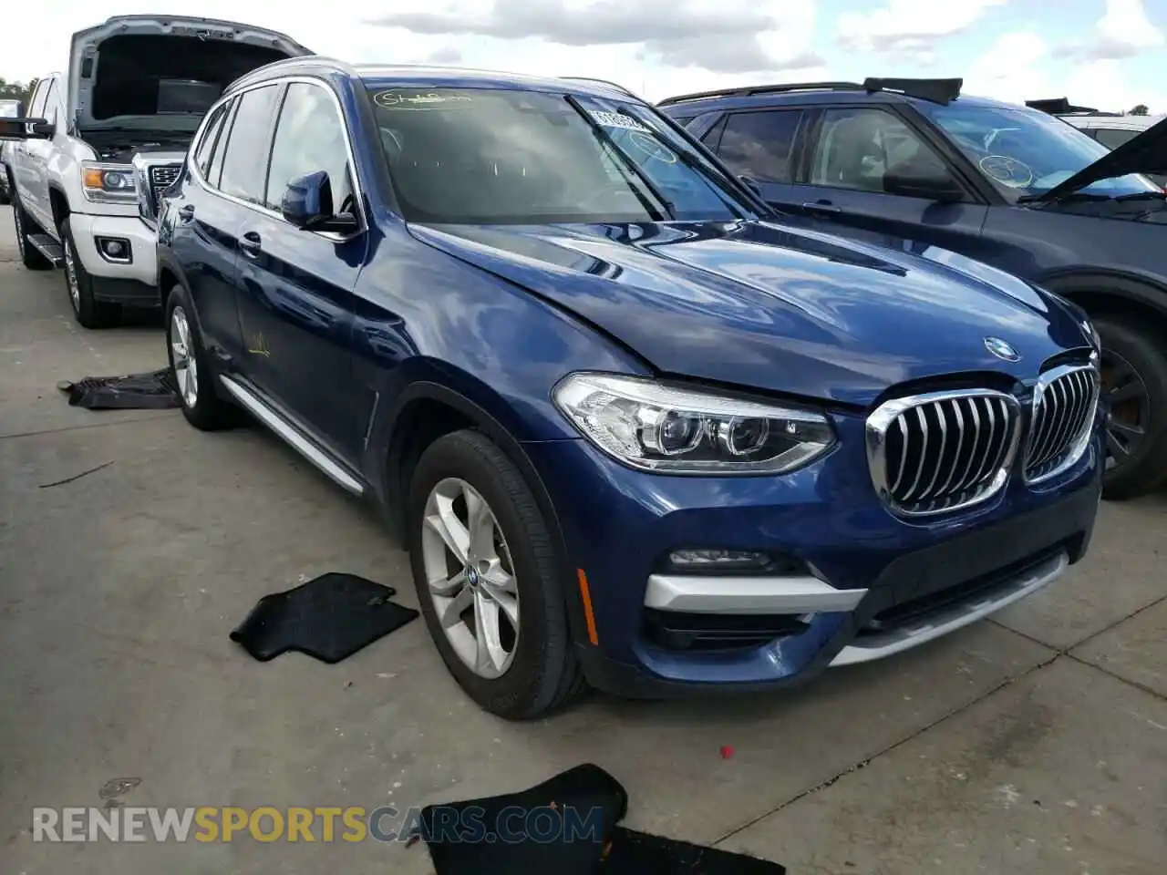 1 Photograph of a damaged car 5UXTY3C08L9B07799 BMW X3 2020