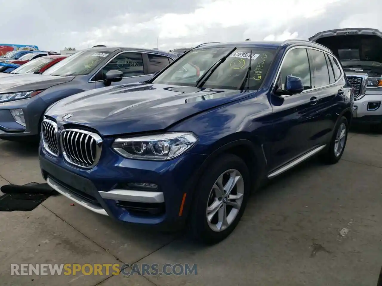 2 Photograph of a damaged car 5UXTY3C08L9B07799 BMW X3 2020