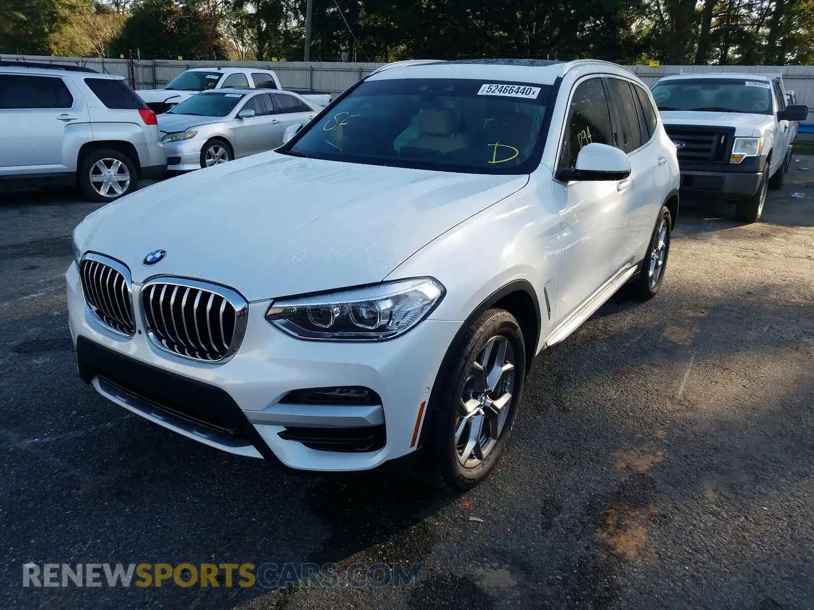 2 Photograph of a damaged car 5UXTY3C08L9C17011 BMW X3 2020