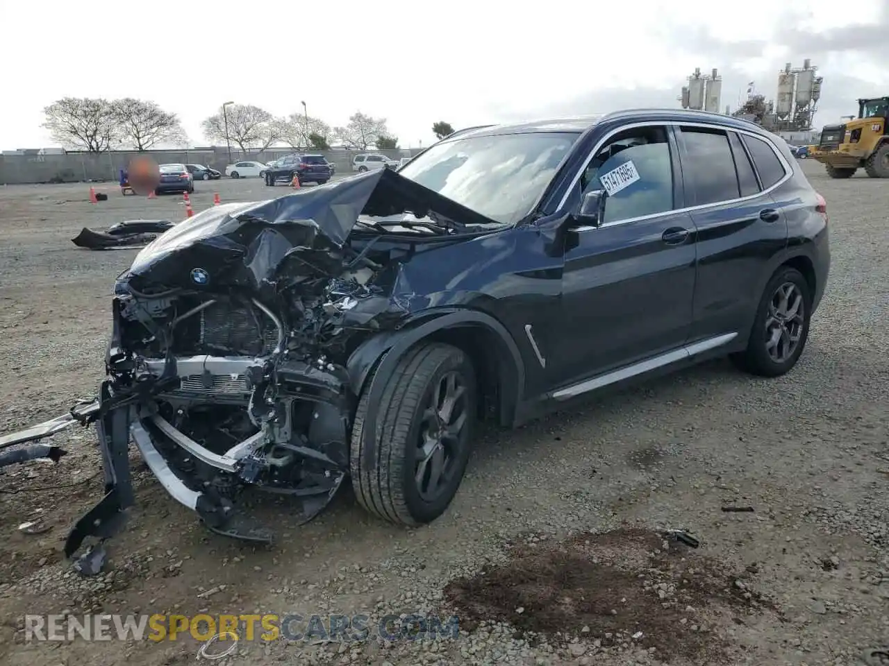 1 Photograph of a damaged car 5UXTY3C08L9D26522 BMW X3 2020