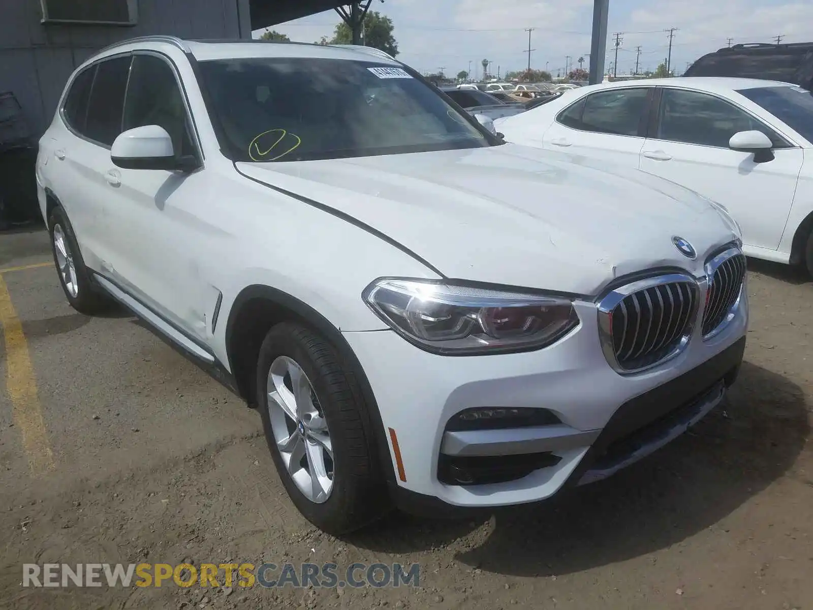 1 Фотография поврежденного автомобиля 5UXTY3C08LLE55430 BMW X3 2020