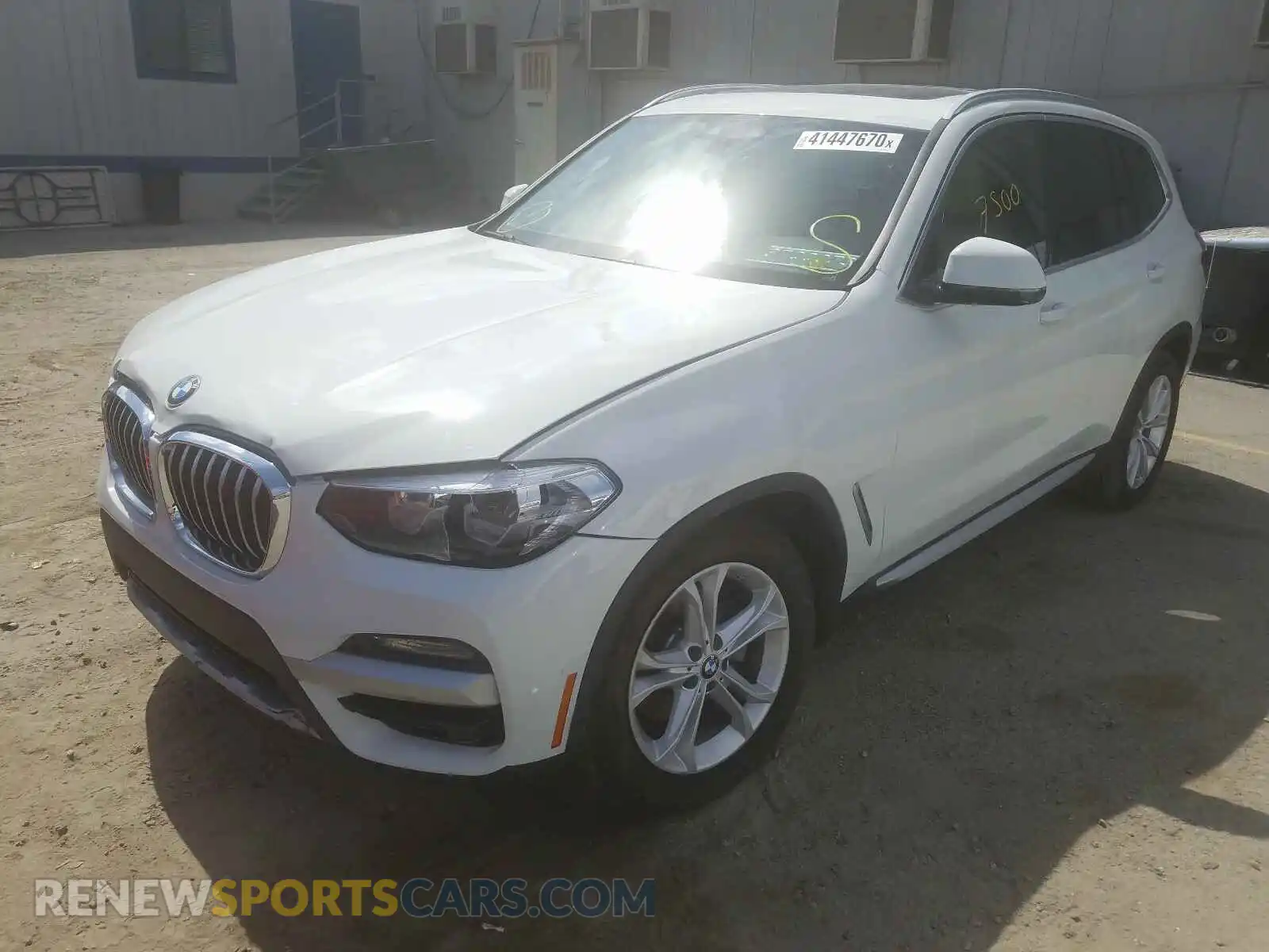 2 Фотография поврежденного автомобиля 5UXTY3C08LLE55430 BMW X3 2020