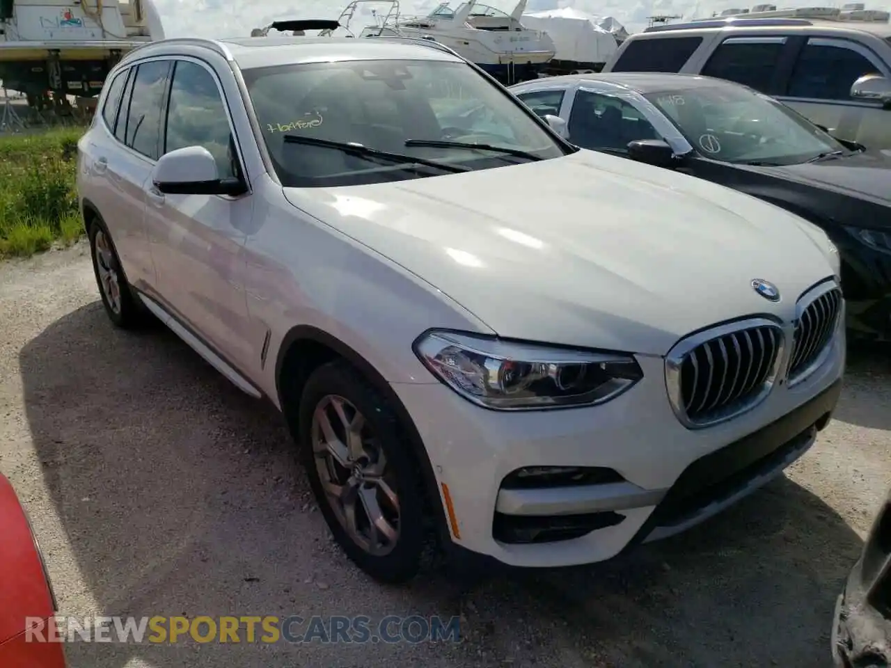 1 Photograph of a damaged car 5UXTY3C08LLU70149 BMW X3 2020