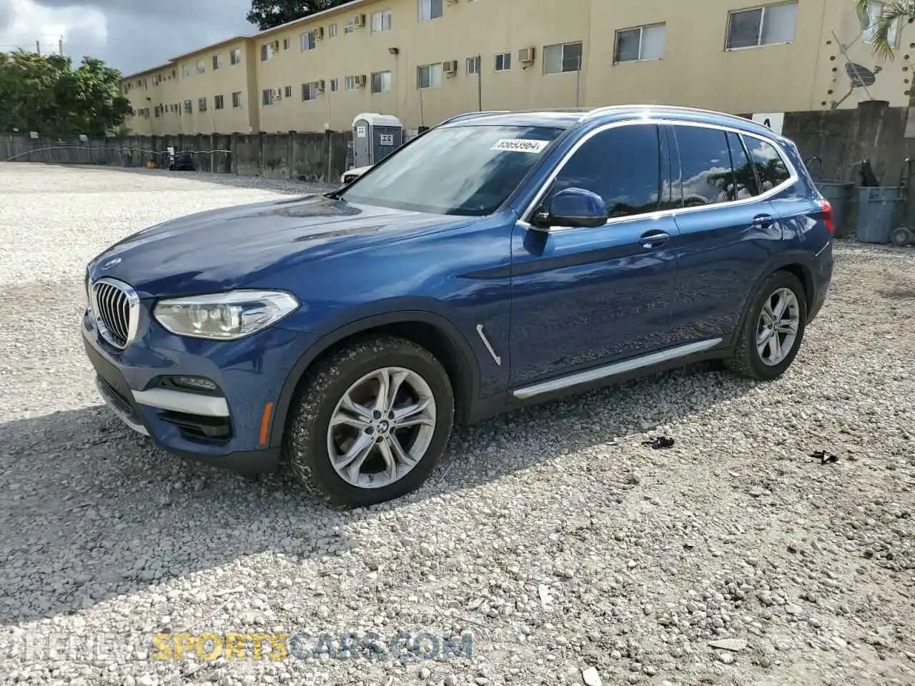 1 Photograph of a damaged car 5UXTY3C09L9B22540 BMW X3 2020