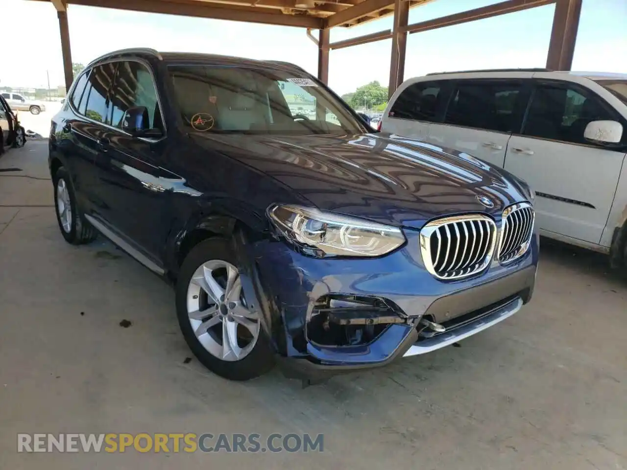 1 Photograph of a damaged car 5UXTY3C09L9B87856 BMW X3 2020