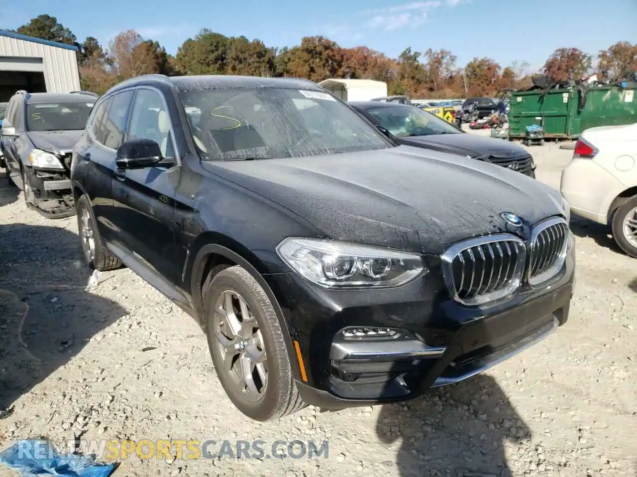 1 Photograph of a damaged car 5UXTY3C09L9C72969 BMW X3 2020