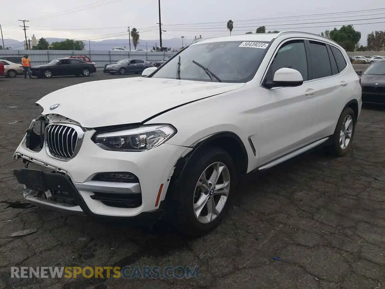 2 Photograph of a damaged car 5UXTY3C09LLU69897 BMW X3 2020