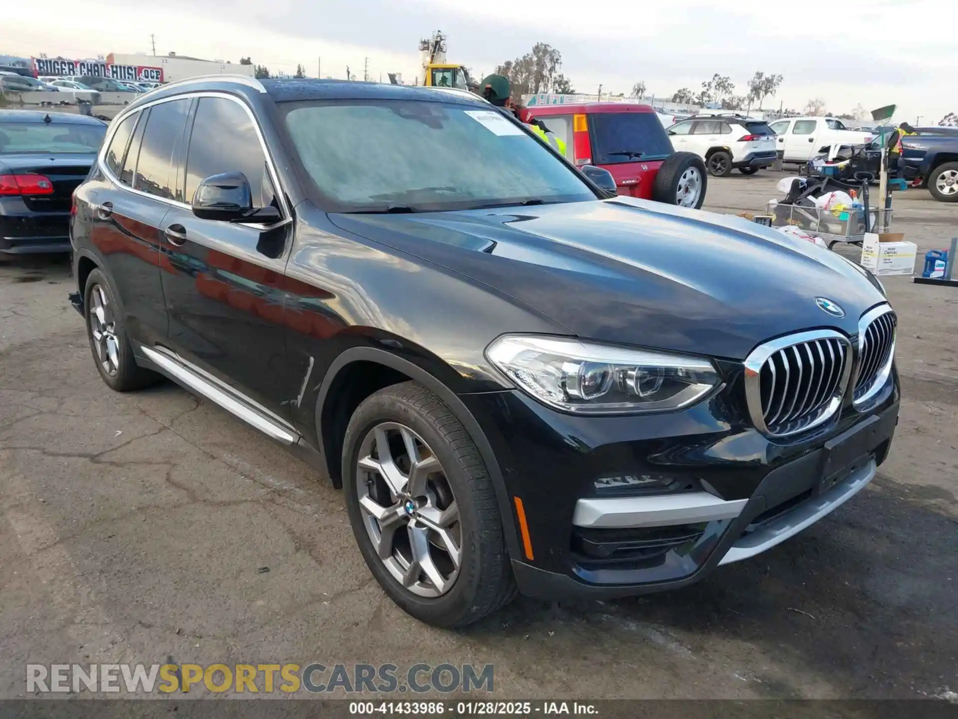1 Photograph of a damaged car 5UXTY3C09LLU70242 BMW X3 2020
