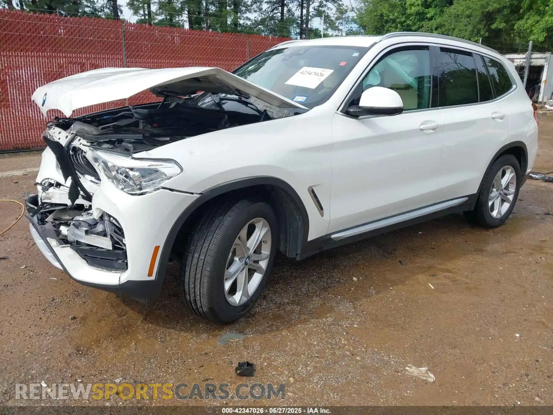 2 Photograph of a damaged car 5UXTY3C09LLU71701 BMW X3 2020