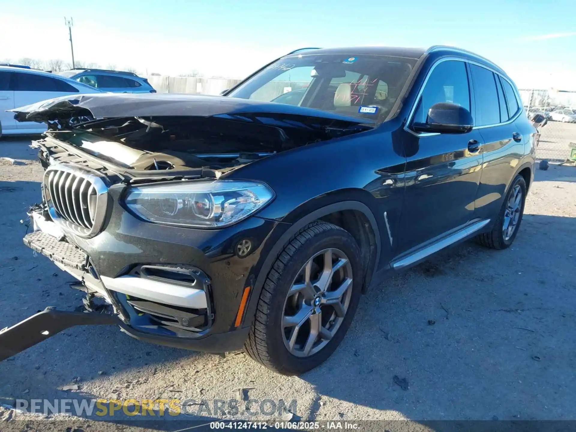 2 Фотография поврежденного автомобиля 5UXTY3C0XL9B25530 BMW X3 2020