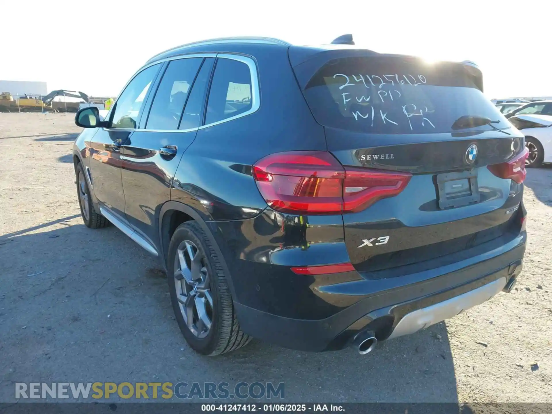 3 Фотография поврежденного автомобиля 5UXTY3C0XL9B25530 BMW X3 2020