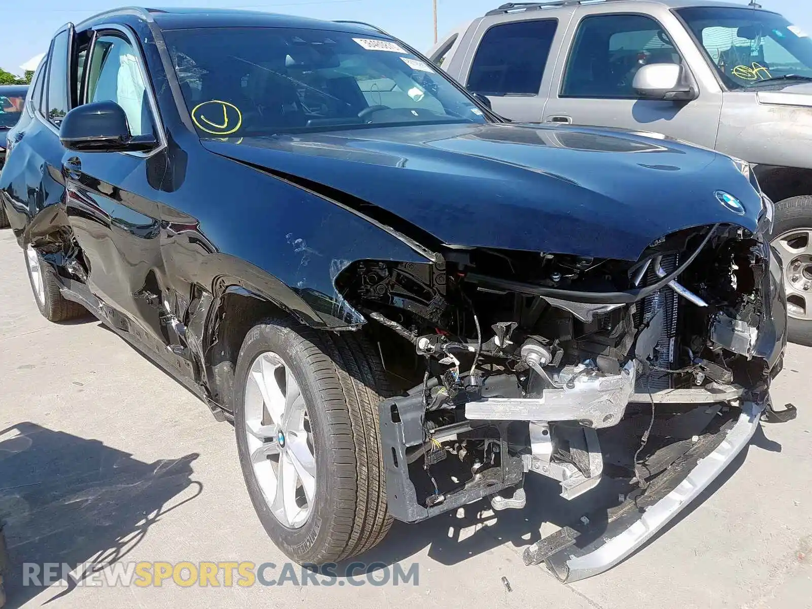 1 Photograph of a damaged car 5UXTY3C0XL9B70421 BMW X3 2020