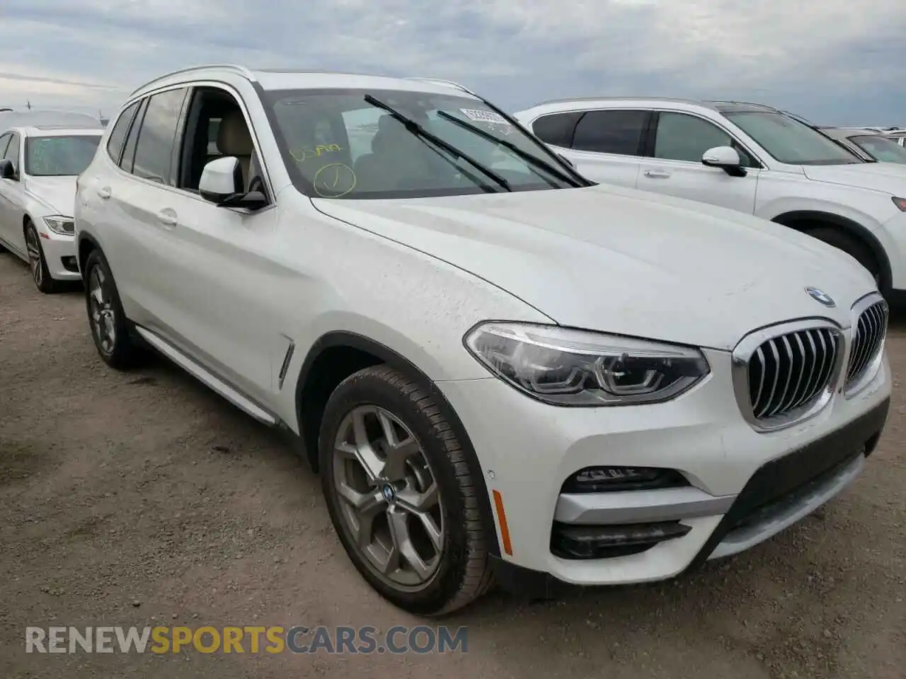 1 Photograph of a damaged car 5UXTY3C0XL9B78728 BMW X3 2020