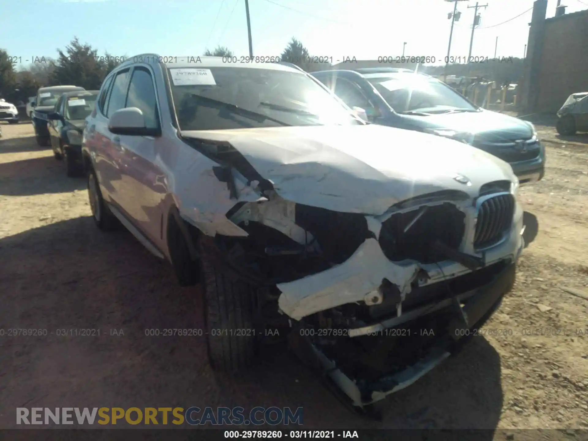 1 Photograph of a damaged car 5UXTY3C0XL9C69725 BMW X3 2020