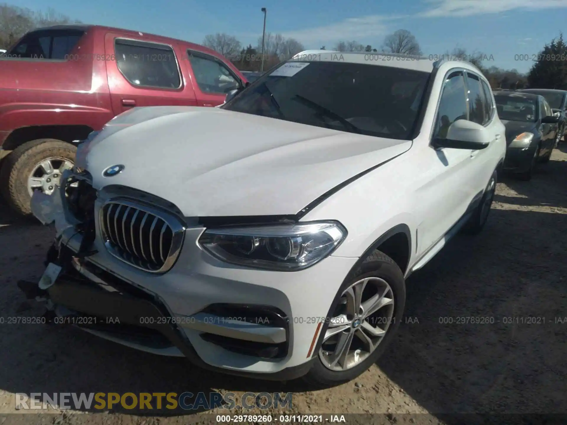 2 Photograph of a damaged car 5UXTY3C0XL9C69725 BMW X3 2020