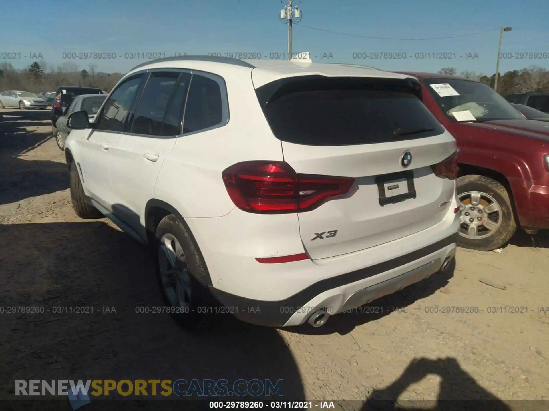 3 Photograph of a damaged car 5UXTY3C0XL9C69725 BMW X3 2020